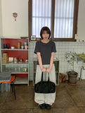 Heyou Summer Banding Wide Cargo Pants
