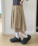 [Unisex] Foam Embroidered Cotton Bermuda Pants