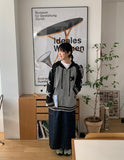 Cotiva Raw Denim Cargo Long Skirt