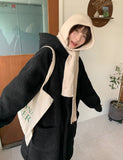 [unisex] Nerodi Fleece Hood Long Coat