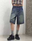 Boyle Washing Bermuda Half-Length Denim Pants