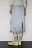 LILY SATIN MIDI SKIRT