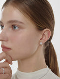 Essence Silver (W) Moissanite Eclat Earrings