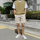Bron V-neck Knit Vest