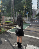 Miru Buckle Square Leather Bag