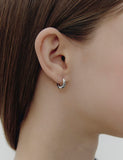 Truvion (W) Waterdrop One-Touch Earrings