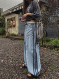 Poin Track Reverse Balloon Denim Pants