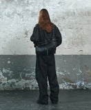 SICKLE BIKER DENIM PANTS