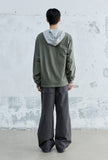 SCRIPT TYPE HENLEY NECK LONG SLEEVE