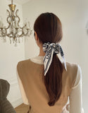 Nera Lettering Scarf Hair Tie