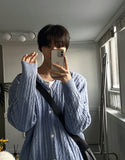 Rown detail cable cardigan