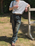 Greece vintage washed denim pants
