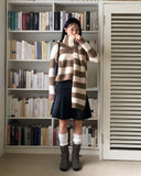 Vintage Stripe Angora Muffler