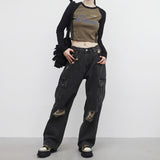 Rito damage pocket pants