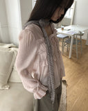 Kirn Rose Check Scarf
