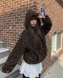 [Quilting lining] Chua Fluffy Fleece Zip-Up