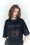 Shining Pigment Short Sleeve Tee
