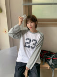 Delanto Patch Raglan Over Long Sleeve Tee