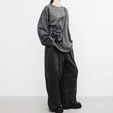 (Unisex) Lenan String Slit Pants