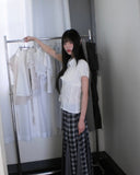 Pre-Race Punching Short Sleeve Blouse Shirt