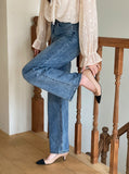 Mobel Cotton Wide Denim Pants