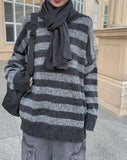 Hobi overfit striped knit
