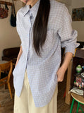 Hamiri Basic Pocket Check Long Sleeve Shirt