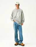 Bone Heart Dot Silhouette Sweatshirt