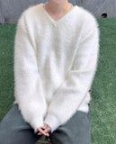 Mohair Vneck knit