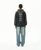 EMB SPLATTER DENIM PANT