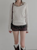 Hettie Striped Crop Shirt