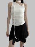 Monne Unbalanced Choker Sleeveless