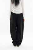 Union curved cotton pants