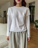 Epi Round Cut Layered Long Sleeve