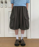 [unisex] Likem Cargo Banding Bermuda Pants
