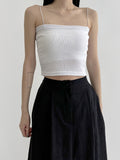 Ringed square string sleeveless