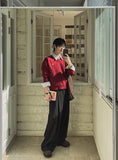 Rukia Deep Tuck Wide Slacks