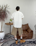 Coel Zip Cargo Bermuda Pants