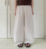 Enker Cool Banding Wide Linen Pants
