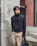 Fielden Plate Zipper Wide Pants