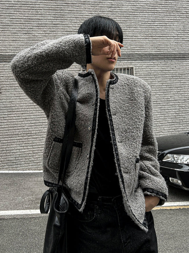【COSYHARU】Boucle Line Tweed Jacket COSYHARU (コシハル) - ブクラインツイードジャケット / Boucle