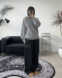 Toering non-fade denim cargo pants