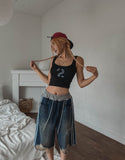 Didi numbering crop sleeveless