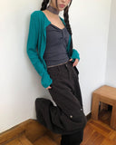 Rotan Lovely Ribbon Shirring Sleeveless Top