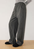 (Lining Brushed) CURVE SEAM SWEATPANTS