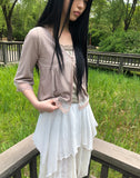 Motin Lace Three Quarter Cardigan