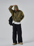 Bold cap windbreaker