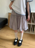 Teljini Balloon Midi Banding Skirt