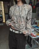 Treez Real Pattern Loose Fit Long Sleeve