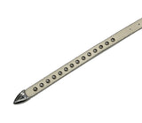 bohemian studded long leather belt